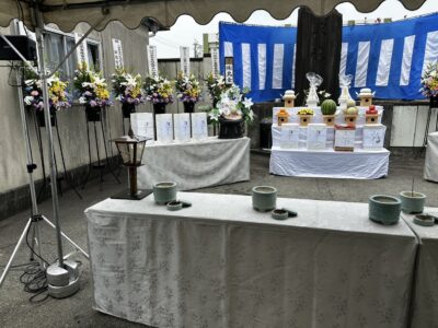 四日市食肉公社　獣魂慰霊祭４