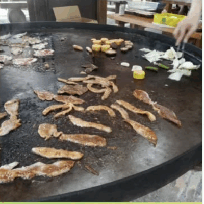 BBQの風景