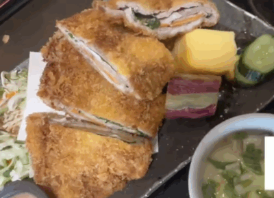 松阪豚ミルフィーユカツランチ　真夢農和